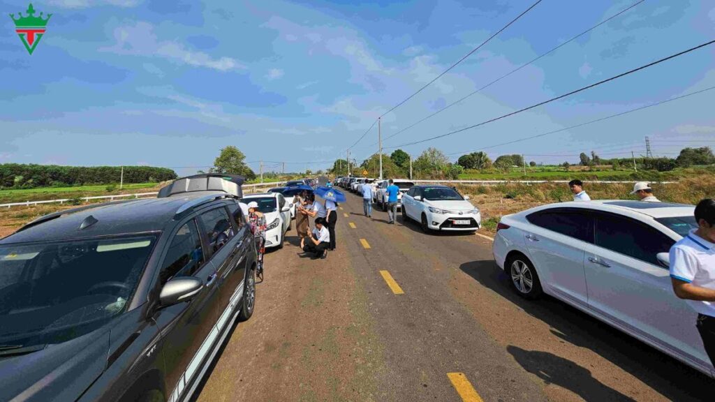 Khu dân cư Đất Đỏ nằm ngay mặt tiền đường nhựa KCN Đá Bạc Long Tân hiện hữu 16m, quy hoạch mở rộng 30m