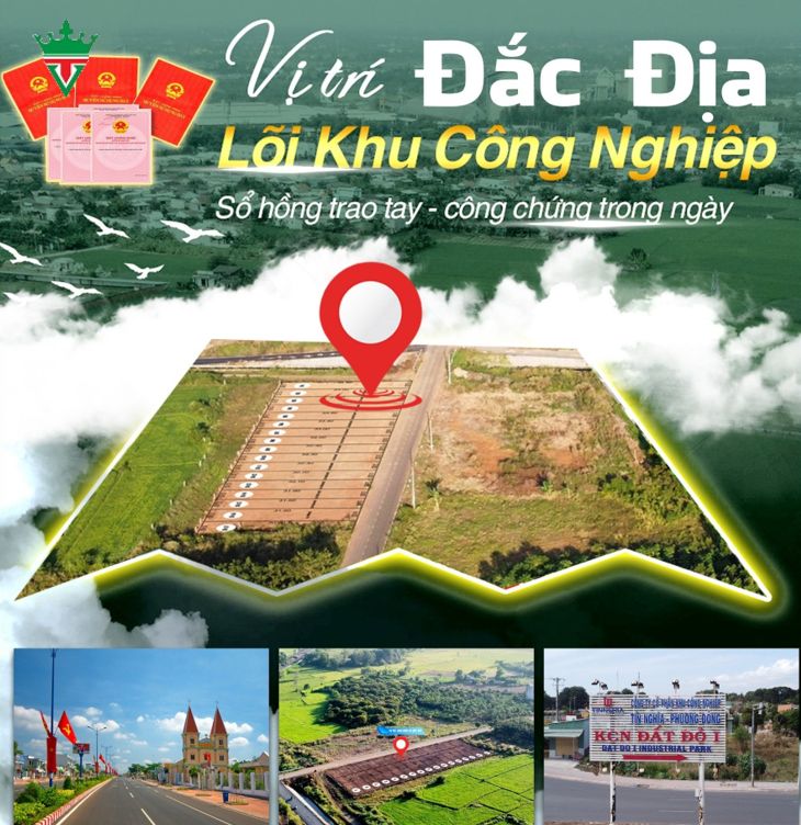 Khu dân cư Đất Đỏ gần cận với nhiều khu chợ sầm uất, hoạt động giao thương sôi nổi