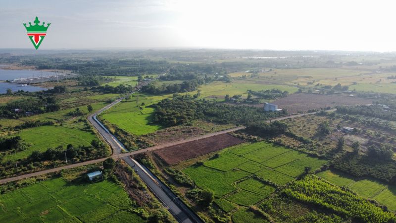 Khu dân cư Đất Đỏ gần với 4 con hồ lớn, mang đến vị trí cận giang thuận lợi