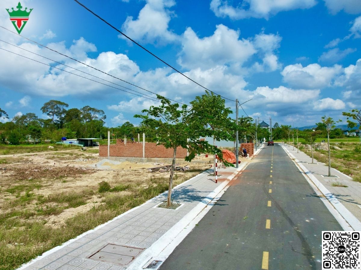 Diện tích Khu dân cư Tam Phước đồng bộ với dạng ngang 5m, sâu 20m