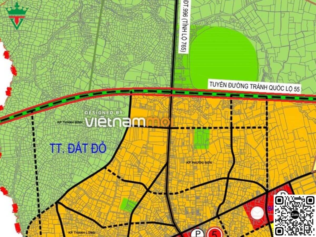 Đường tránh quốc lộ 55 mang tài lộc cho cư dân Long Điền(Nguồn ảnh: Việt Nam Mới)