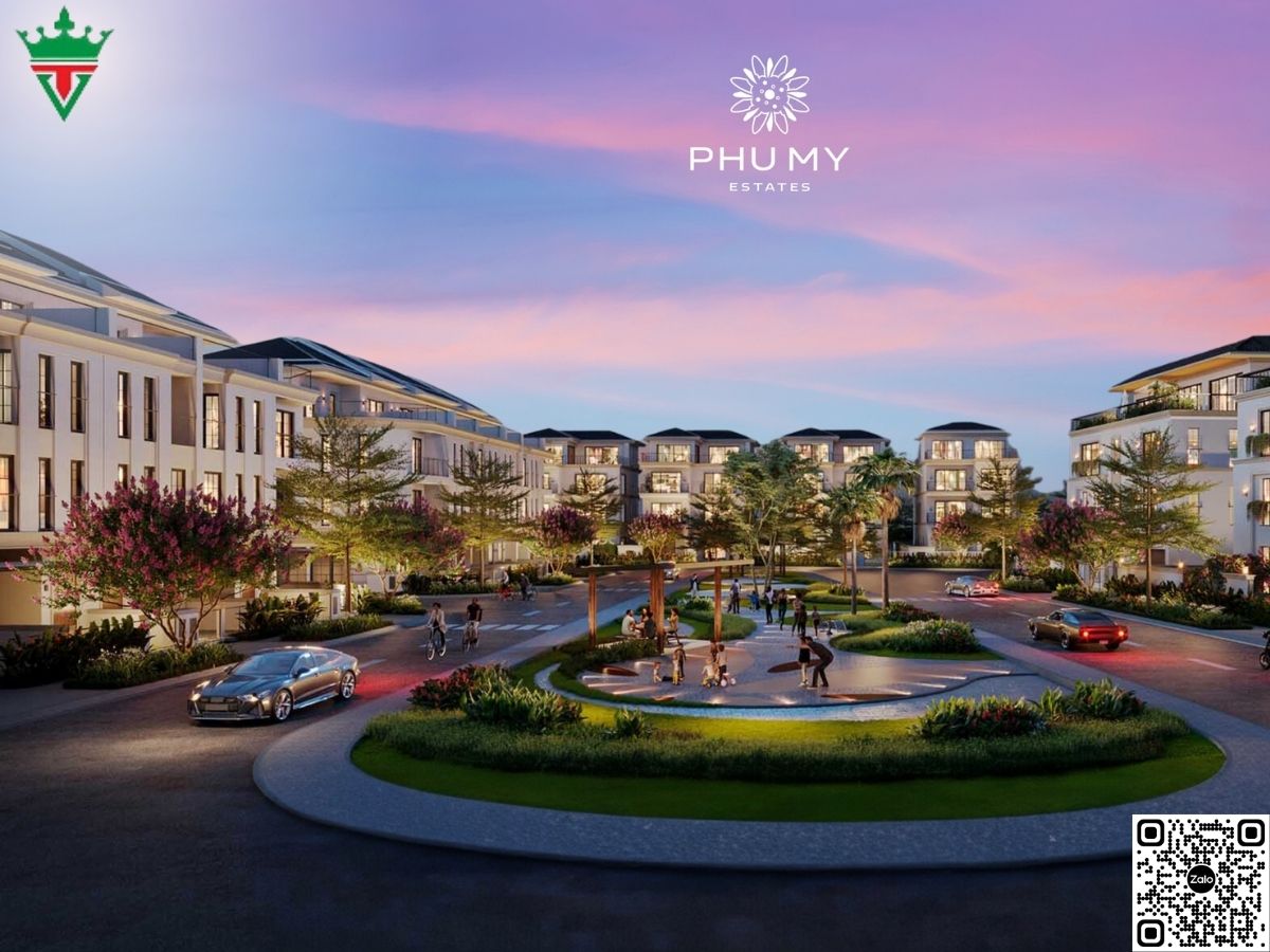 Nhà phố Phú Mỹ Estates được đánh giá cao vì có nhiều tiện ích