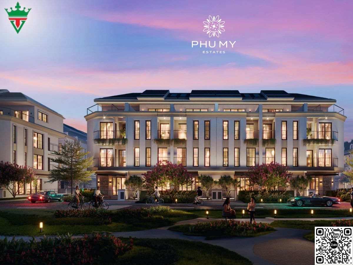 Nhà phố Phú Mỹ Estates là dự án đầy tiềm năng