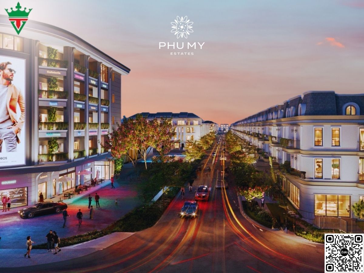 Sản phẩm nhà phố Phú Mỹ Estates đa dạng